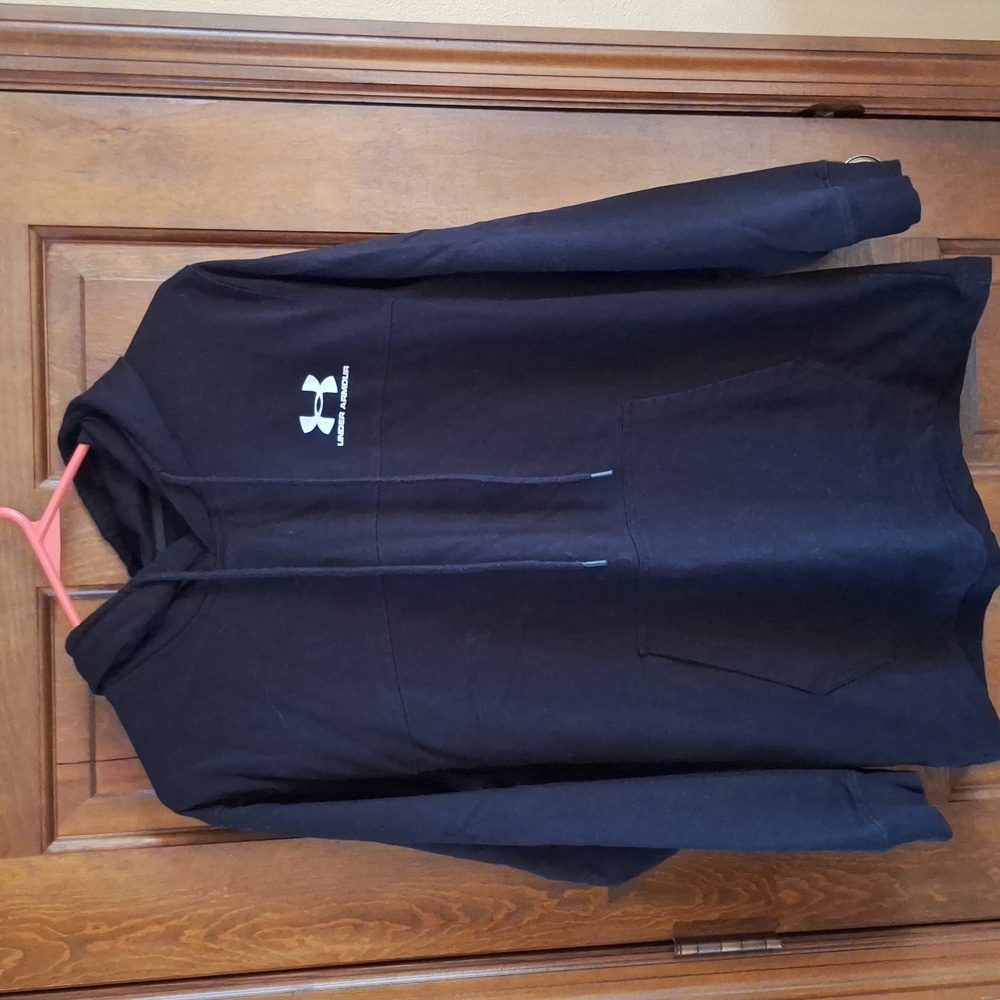 Under Armour Black Hoodie Size Large